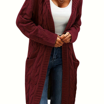 Kessara | Cozy Open Front Pocket Cardigan
