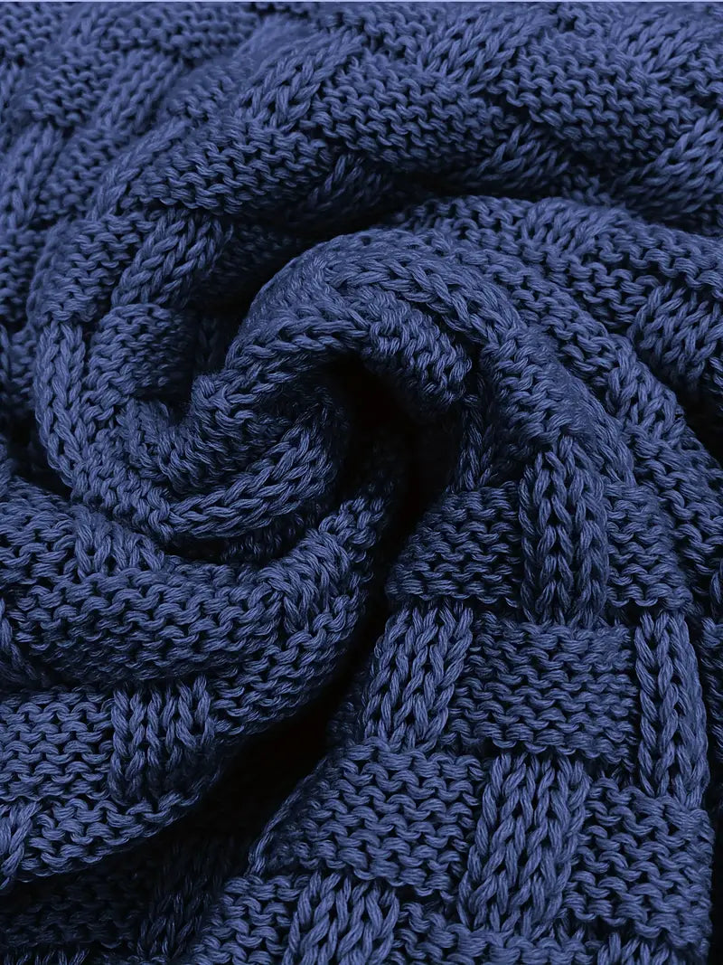 Stellan | Woven Knit Shawl Collar Sweater