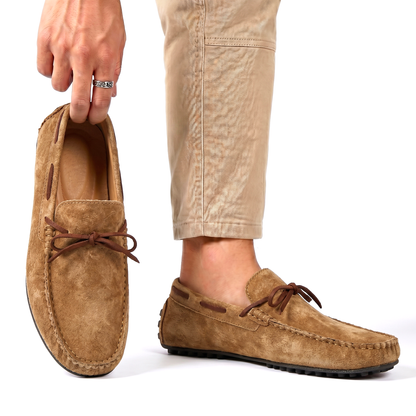 Elliston | Comfort Suede Moc Toe Loafers