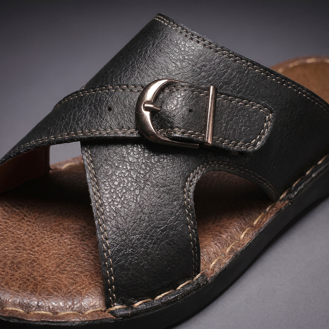 Ulric | Classic Buckle Strap Slip On Sandals