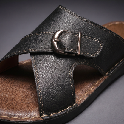 Ulric | Classic Buckle Strap Slip On Sandals