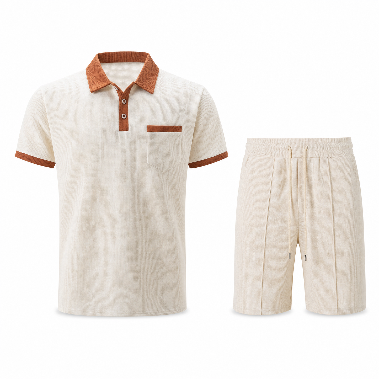 Cormac | Contrast Trim Polo Short Set