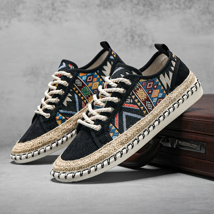 Yardley | Woven Detail Casual Sneakers