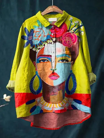 Delyssia | Modern Artisan Print Blouse