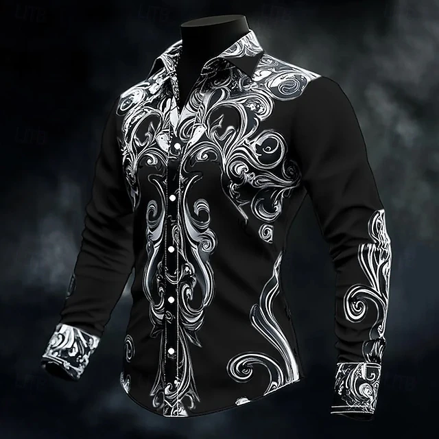 Montague | Refined Ornate Dress Shirt