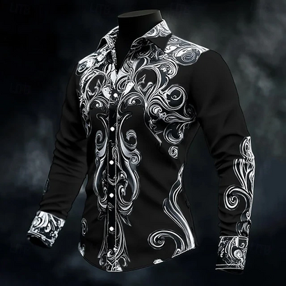 Montague | Refined Ornate Dress Shirt
