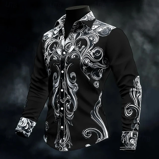 Montague | Refined Ornate Dress Shirt