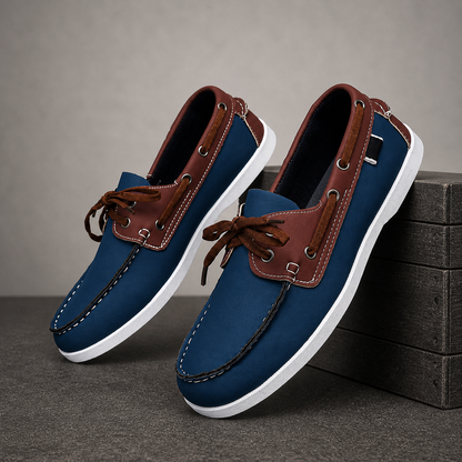 Brooks | Casual Contrast Trim Boat Shoes