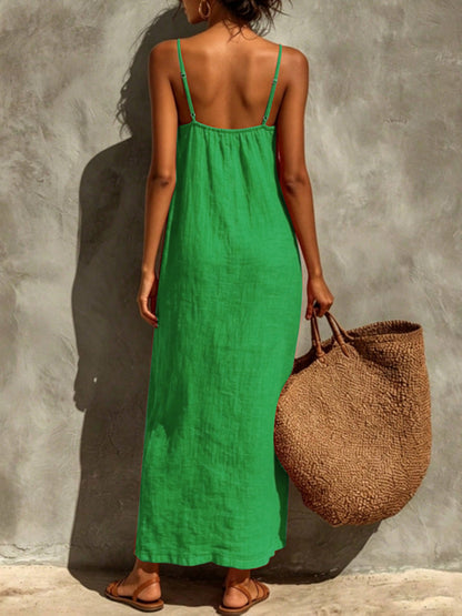 Sylvette | Lightweight Slip Style Maxi Dress