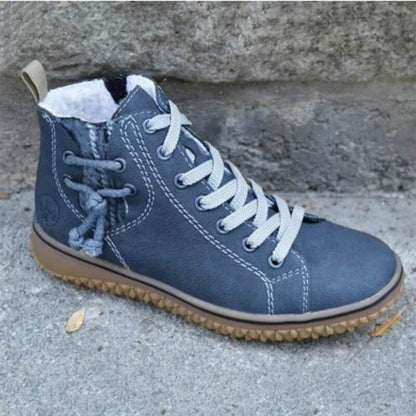 Serenya | Cozy Lace Up Winter Boots