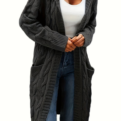 Kessara | Cozy Open Front Pocket Cardigan