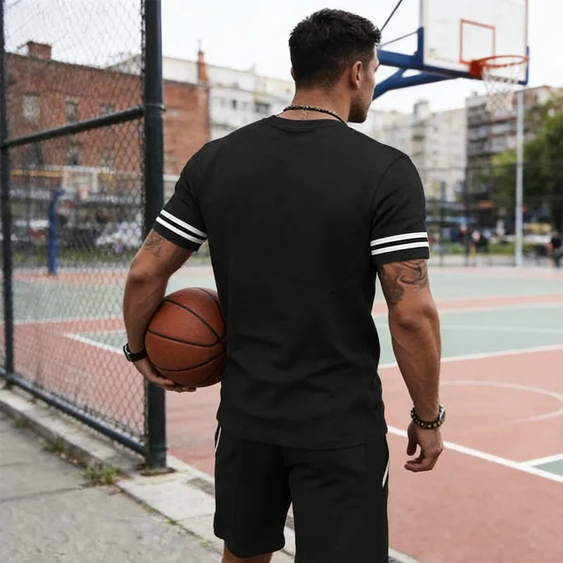 Davion | Drawstring Tee And Shorts Set
