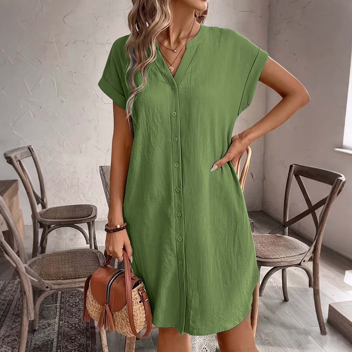 Delyse | Soft Touch Casual Mini Dress