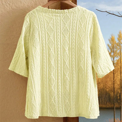 Rovienne | Textured Knit Cardigan Set