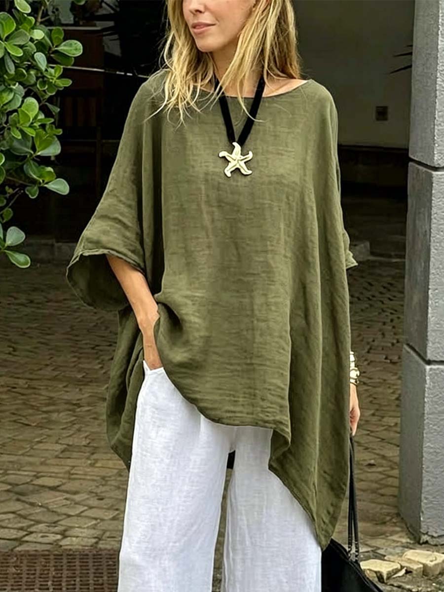 Elowen | Loose Fit Batwing Blouse