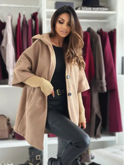 Nellwyn | Draped Cape Style Cardigan