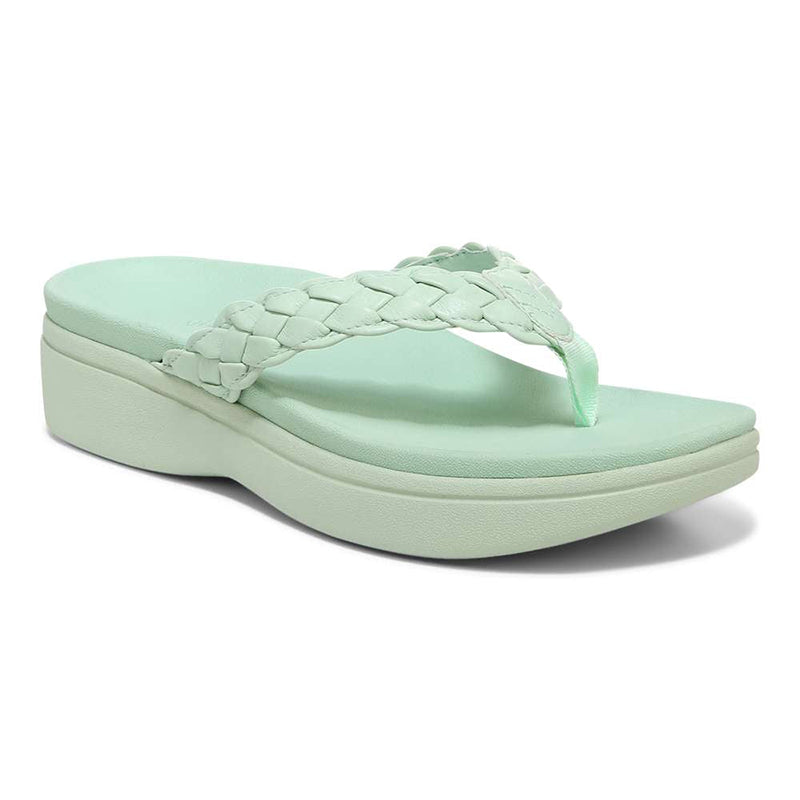 Aurelle | Plaited Comfort Platform Sandals