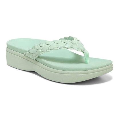 Aurelle | Plaited Comfort Platform Sandals