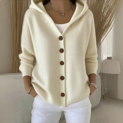 Cyralyn | Relaxed Fit Button Front Cardigan