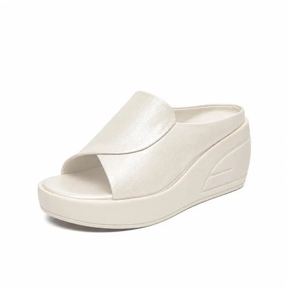 Roselle | Open Toe Platform Mule Sandals