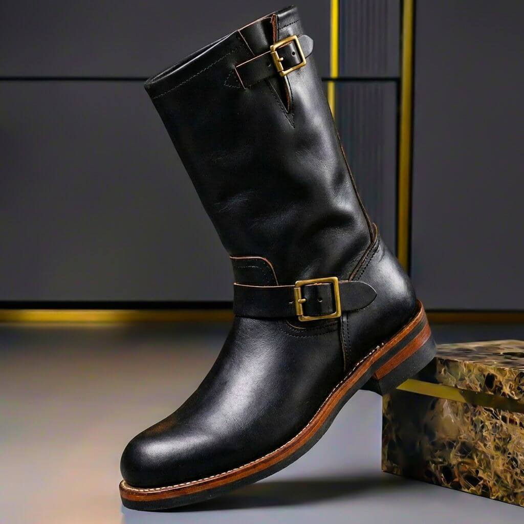 Beckett | Heritage Leather Harness Boots