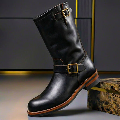 Beckett | Heritage Leather Harness Boots