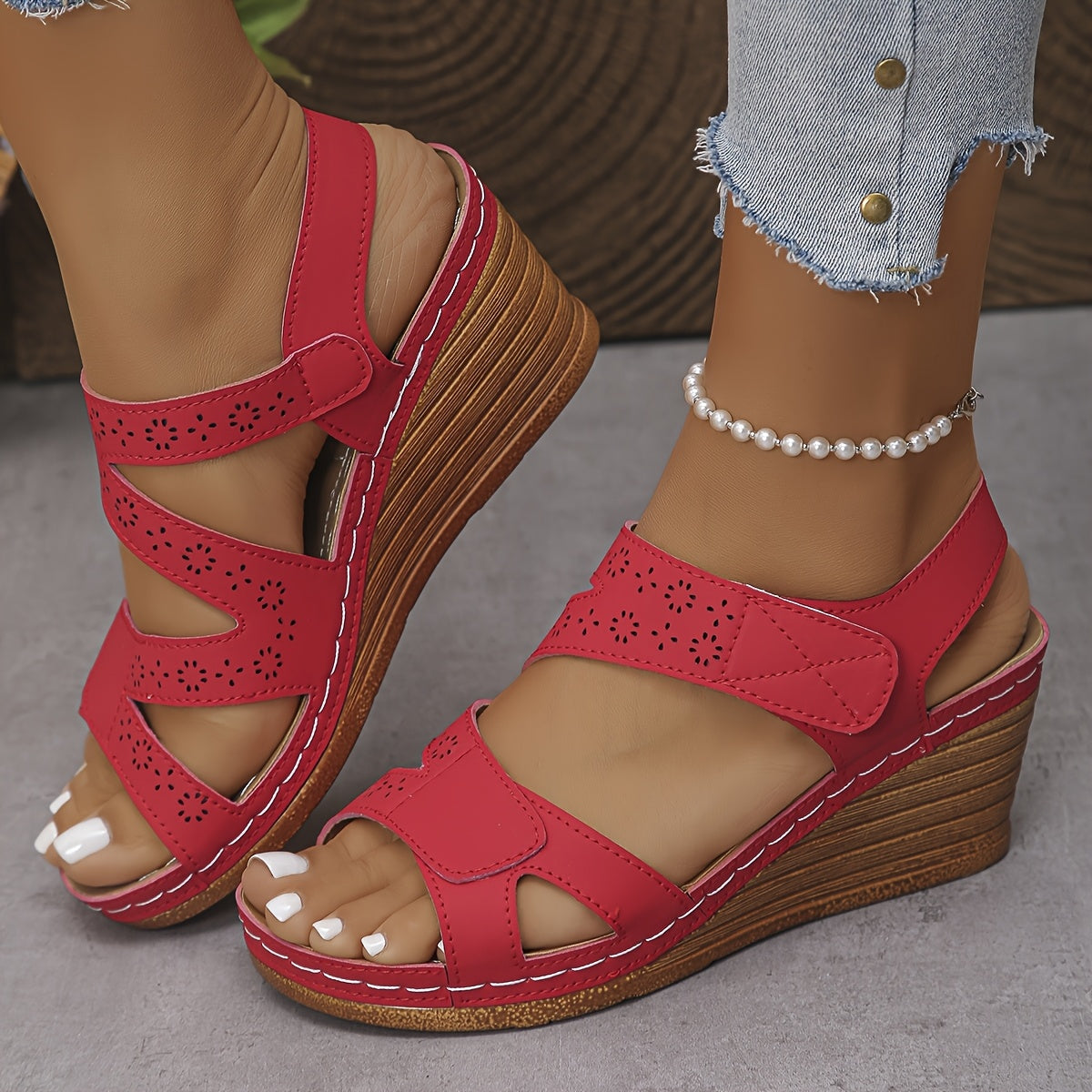 Amelisse | Supportive Walking Wedge Sandals