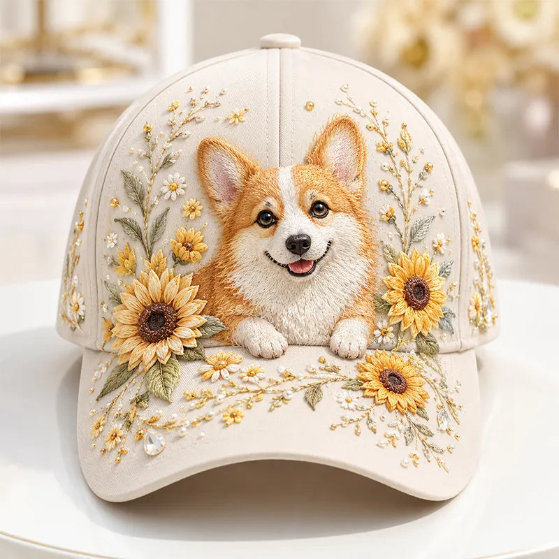Hyacintha | Blossom Mane Embroidered Cap