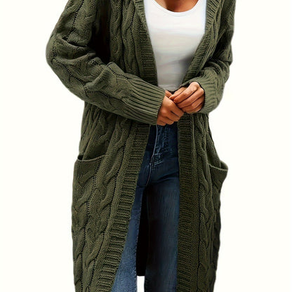 Kessara | Cozy Open Front Pocket Cardigan