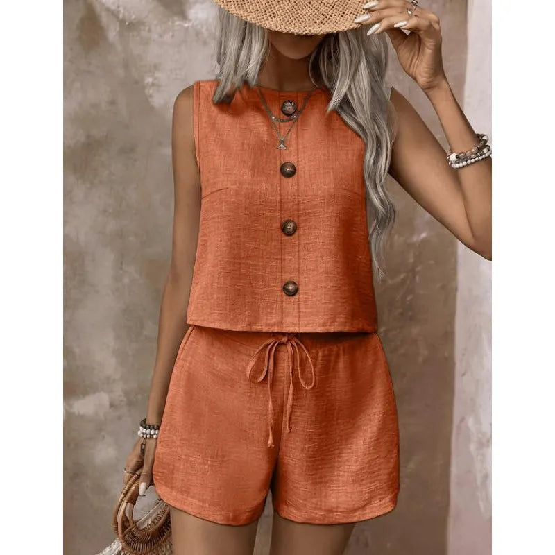 Brinelle | Casual Linen Blend Co Ord Set