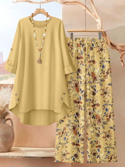 Dianora | Flowing Top And Trouser Set