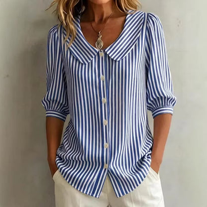 Aveline | Vintage Collar Casual Blouse