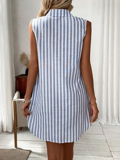 Theadora | Relaxed Fit Summer Shirt Dress