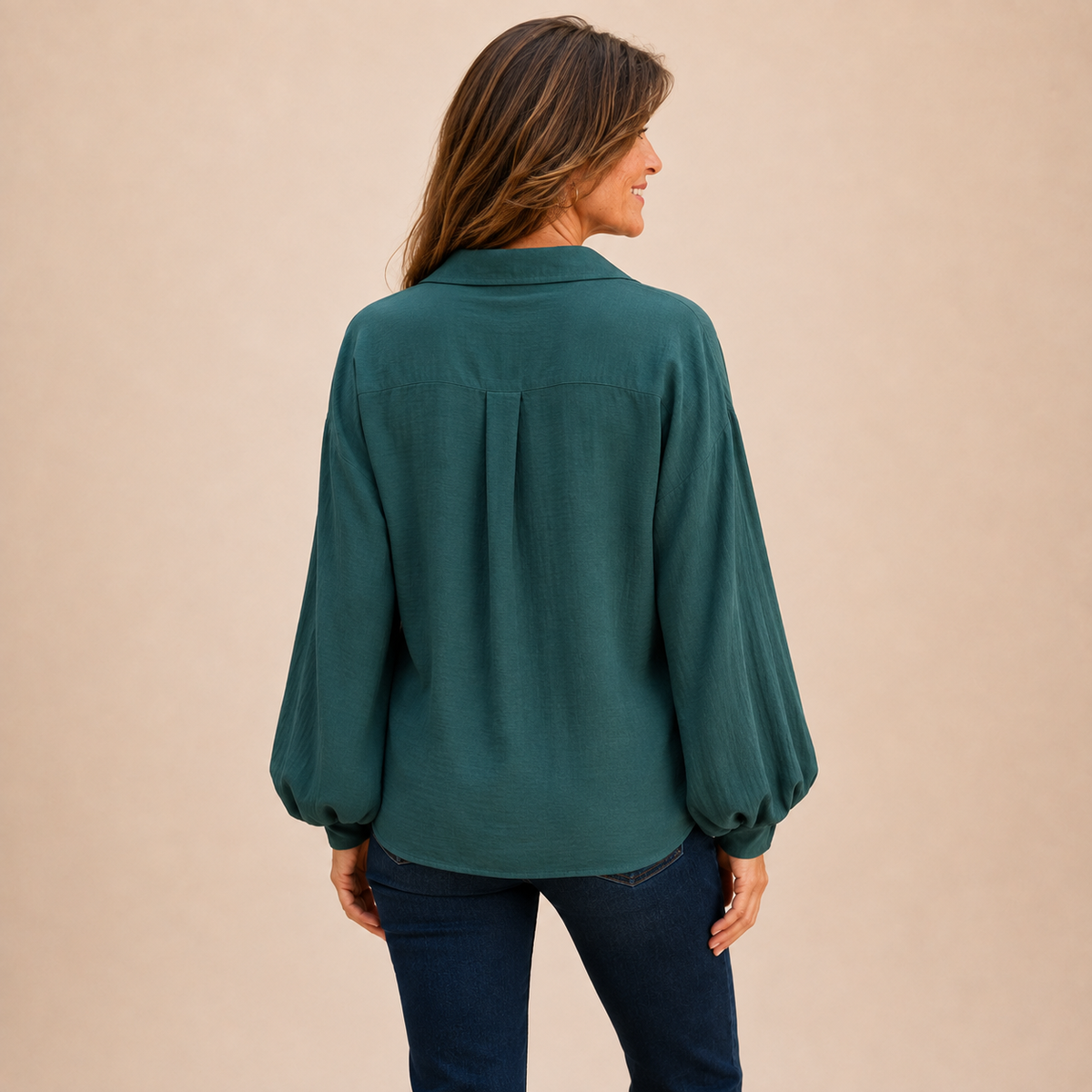 Kestrel | Flowing Button Front Blouse