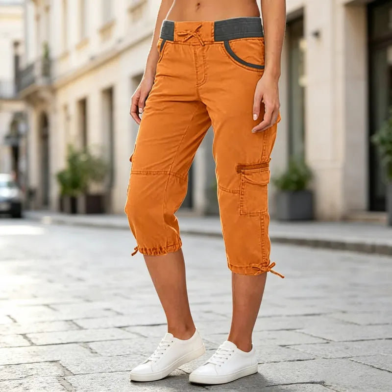Varellia | Casual Cargo Capri Pants