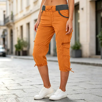 Varellia | Casual Cargo Capri Pants