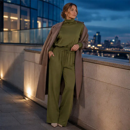Serevina | Cozy Turtleneck Two Piece Set