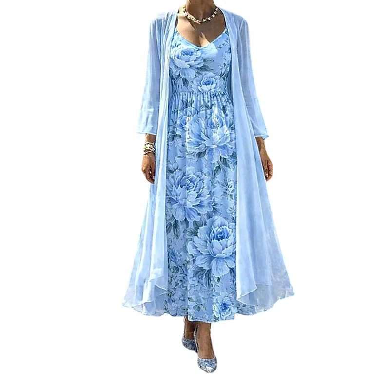 Celianne | Layered Floral Maxi Set
