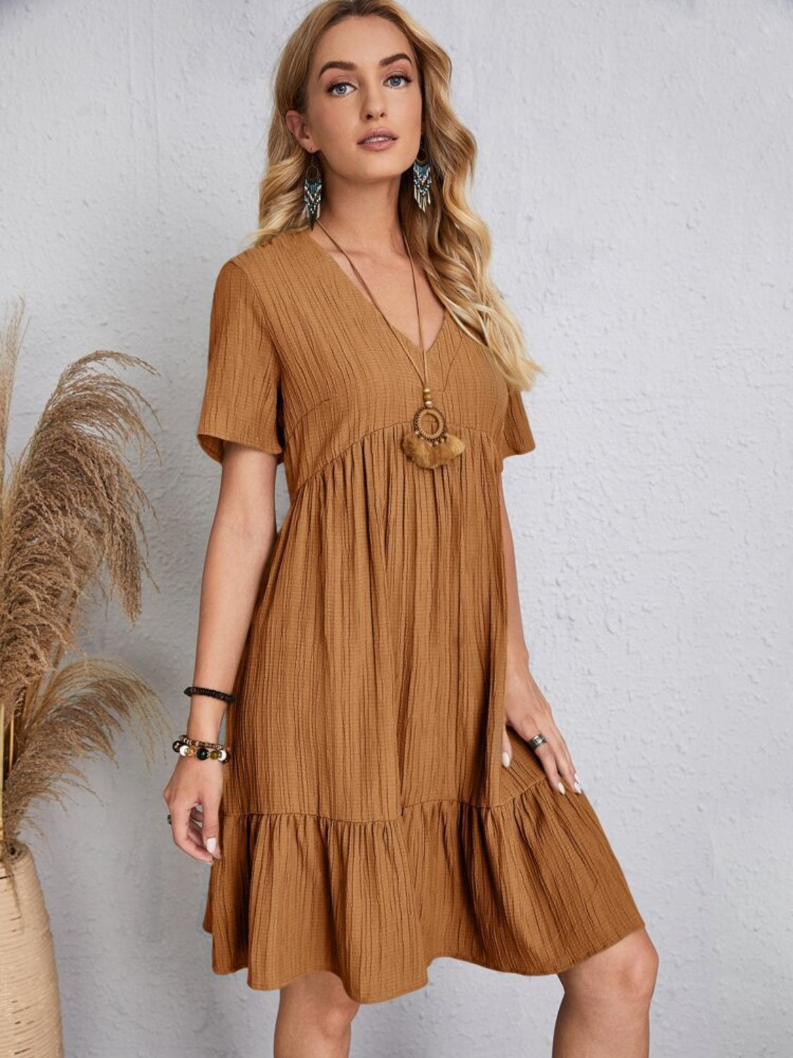 Kerensa | Relaxed Fit Babydoll Mini Dress