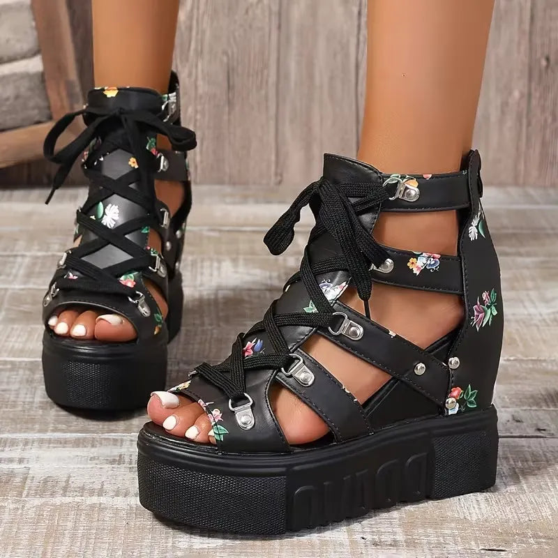 Zorina | Elevated Comfort Floral Sandals