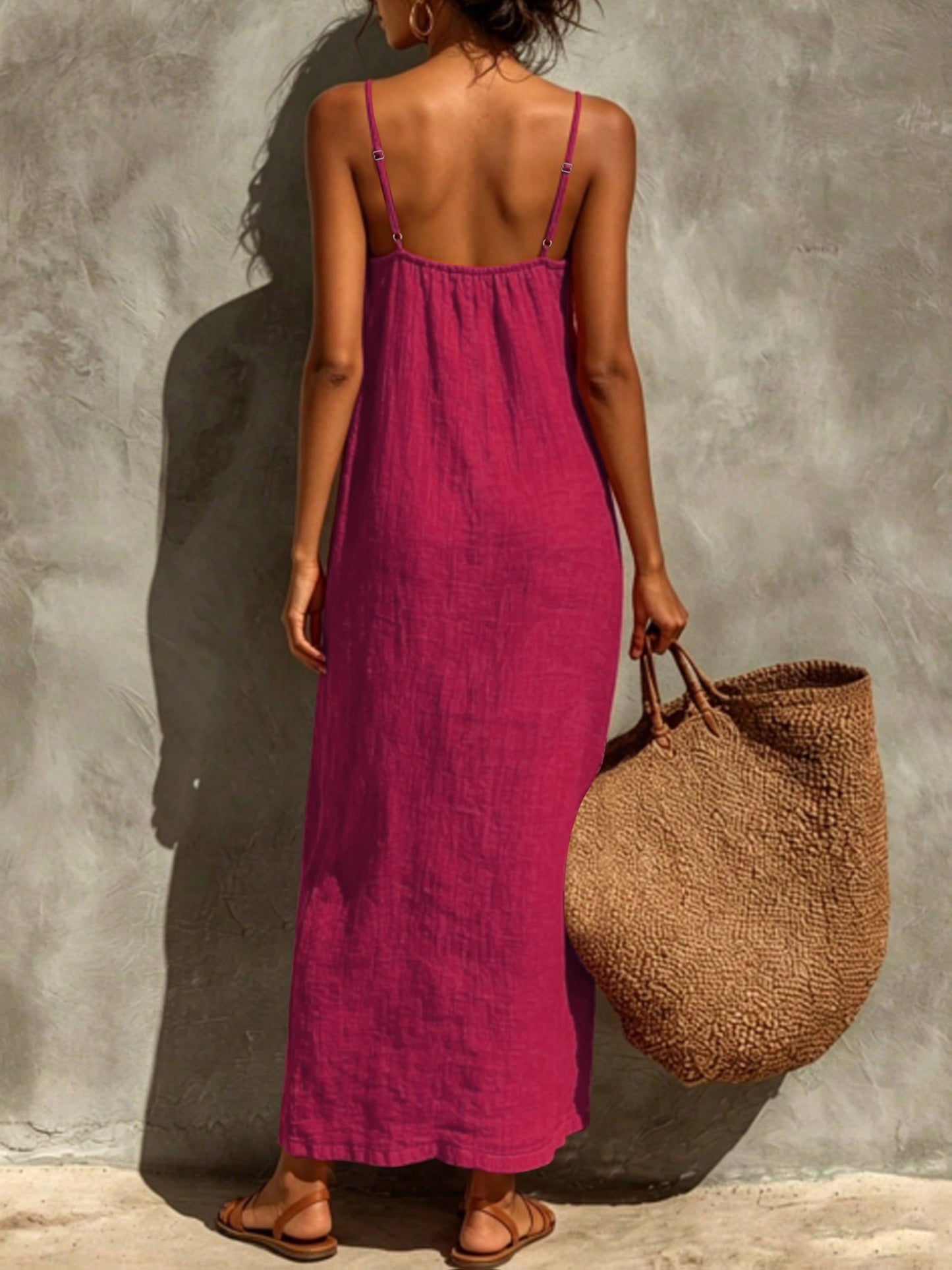 Sylvette | Lightweight Slip Style Maxi Dress