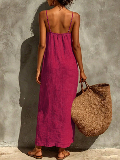 Sylvette | Lightweight Slip Style Maxi Dress