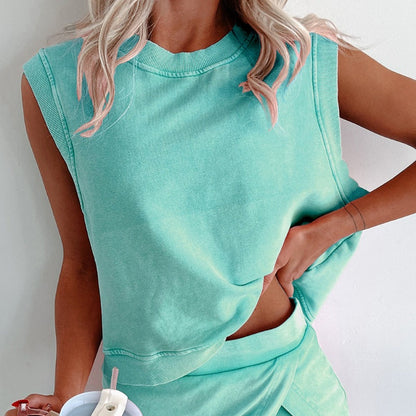 Ainsley | Relaxed Sleeveless Two Piece Set