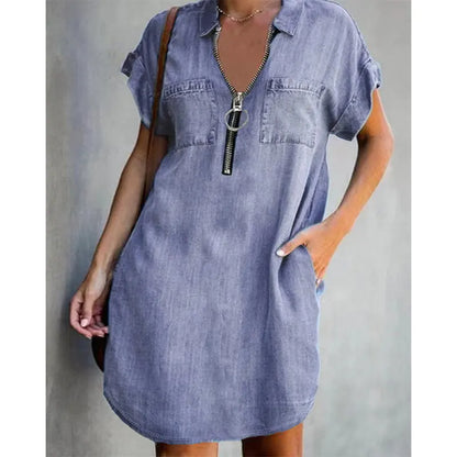 Corisella | Casual Pocket Mini Dress