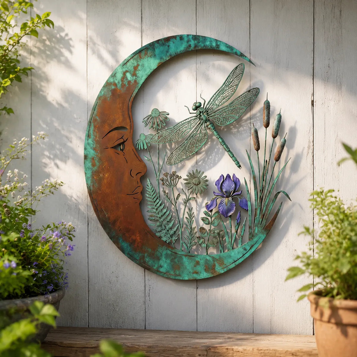 Roselith | Enchanted Garden Moon Wall Art