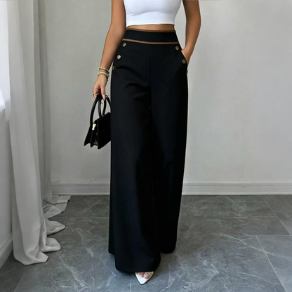 Valenza | Modern Wide Leg Trousers