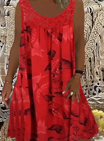 Quinara | Sleeveless Bloom Print Dress