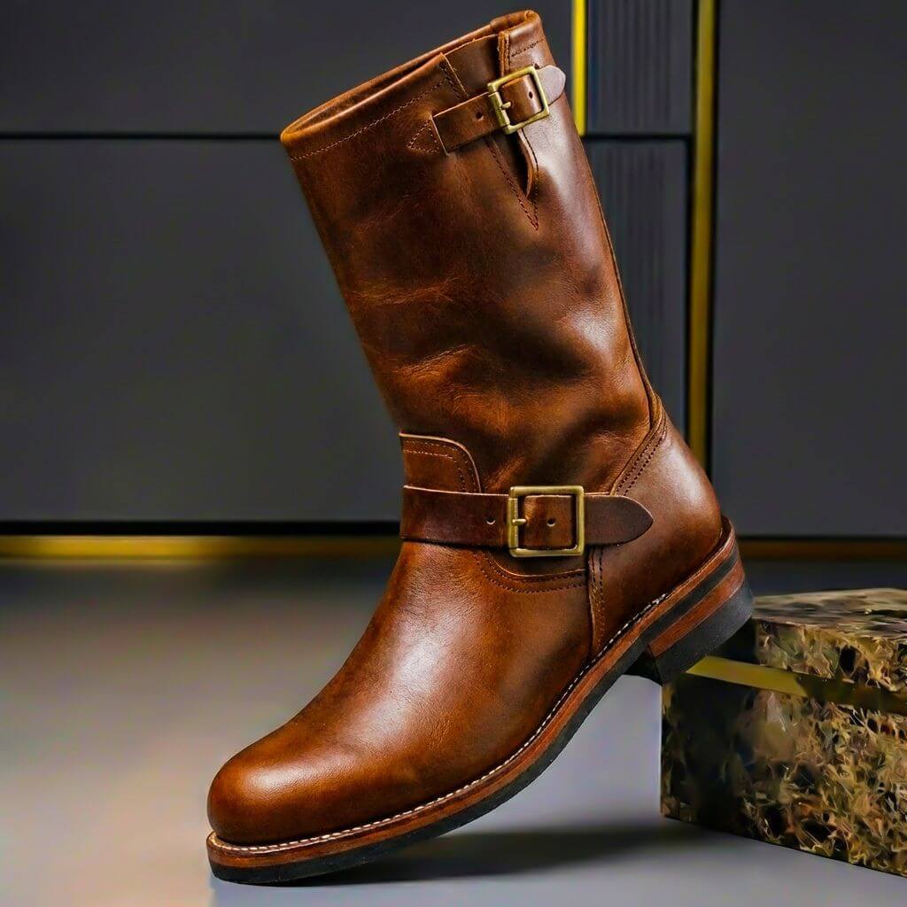 Beckett | Heritage Leather Harness Boots