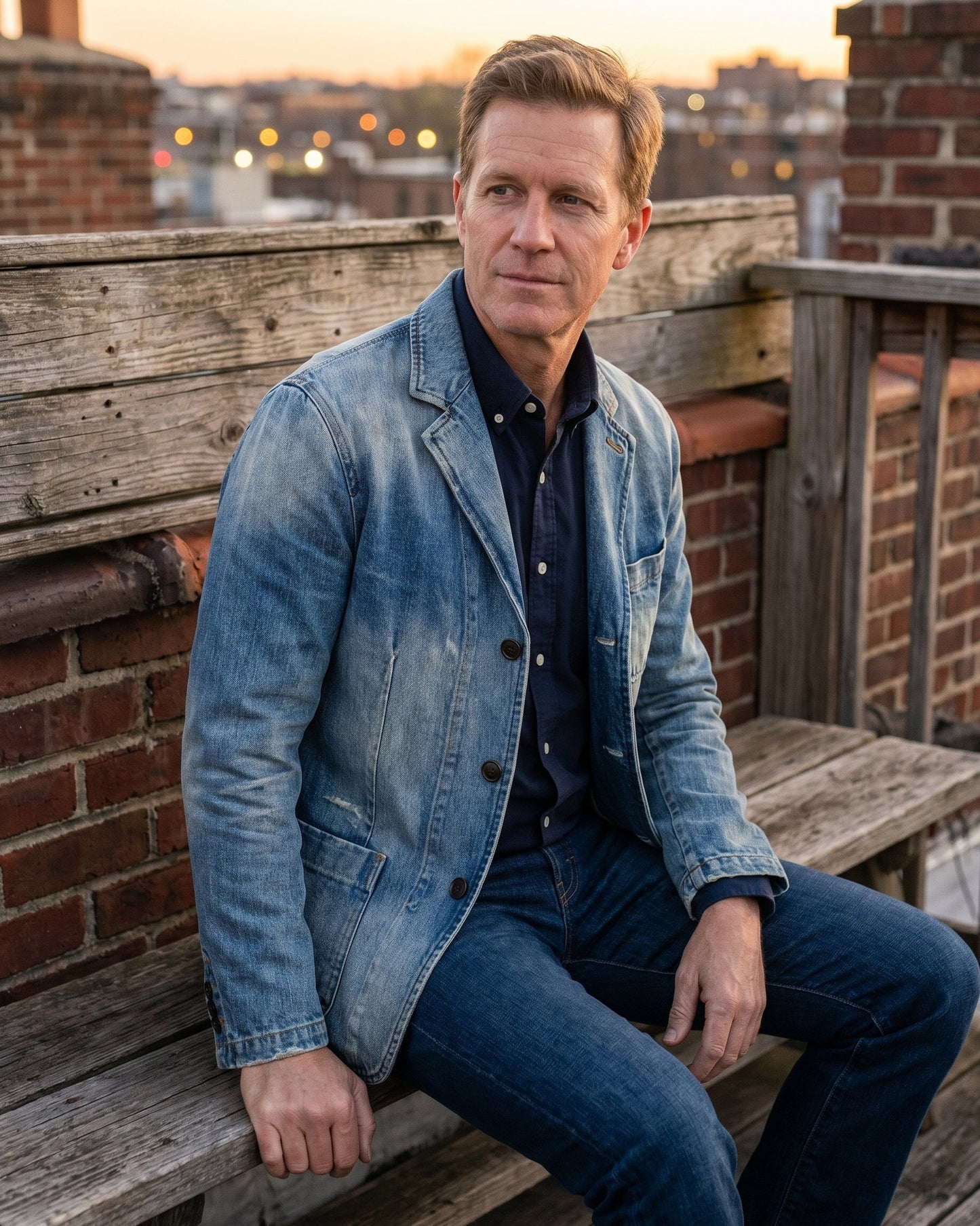 Corvessian | Button Front Smart Fit Jacket