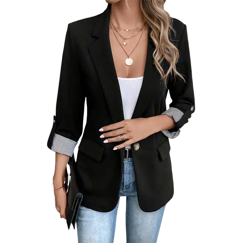 Seravine | Tailored Three Quarter Sleeve Blazer